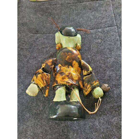 Mid20th Vintage water puppet doll Asian folk art toy - Picture 4 of 5